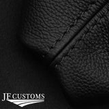 FITS RENAULT SAFRANE 92-00 BLACK STITCH LEATHER GEAR COVER CUSTOM NEW MADE IN UK