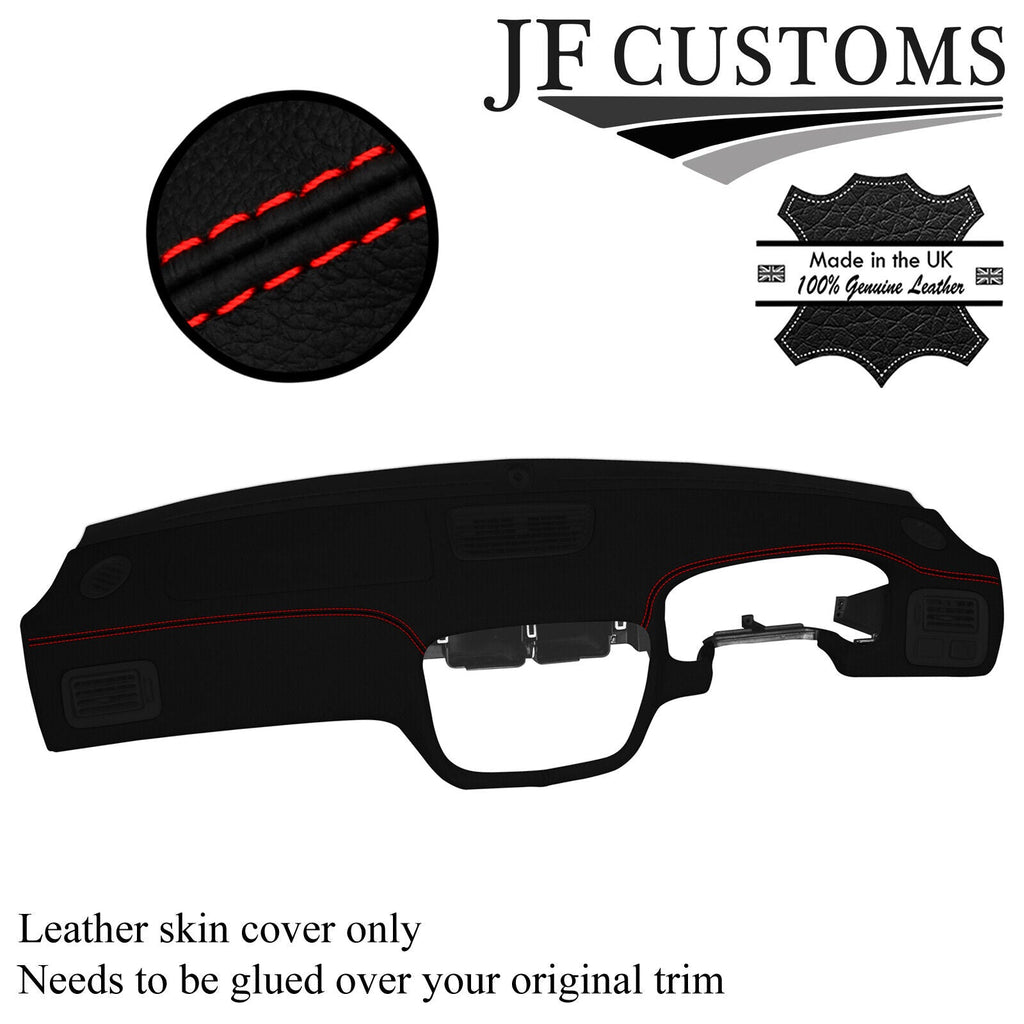 RED STITCH ITALIAN LEATHER DASHBOARD COVER FOR HONDA CIVIC MK6 EK4 EK9 96-00