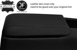 BLACK STITCH TOP GRAIN LEATHER ARMREST COVER  FITS NISSAN S14 SILVA 200SX 94-98