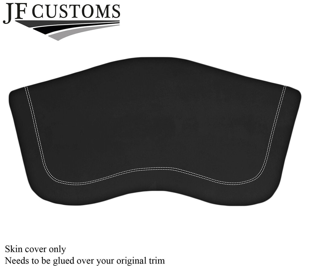 WHITE STITCH D GREY LUXE-SUEDE TARGA HEADLINER SUN SHADE COVER FOR CORVETTE C6