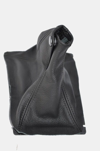 black stitching FITS VAUXHALL VICTOR  67-76  REAL QUALITY GEAR  GAITER LEATHER