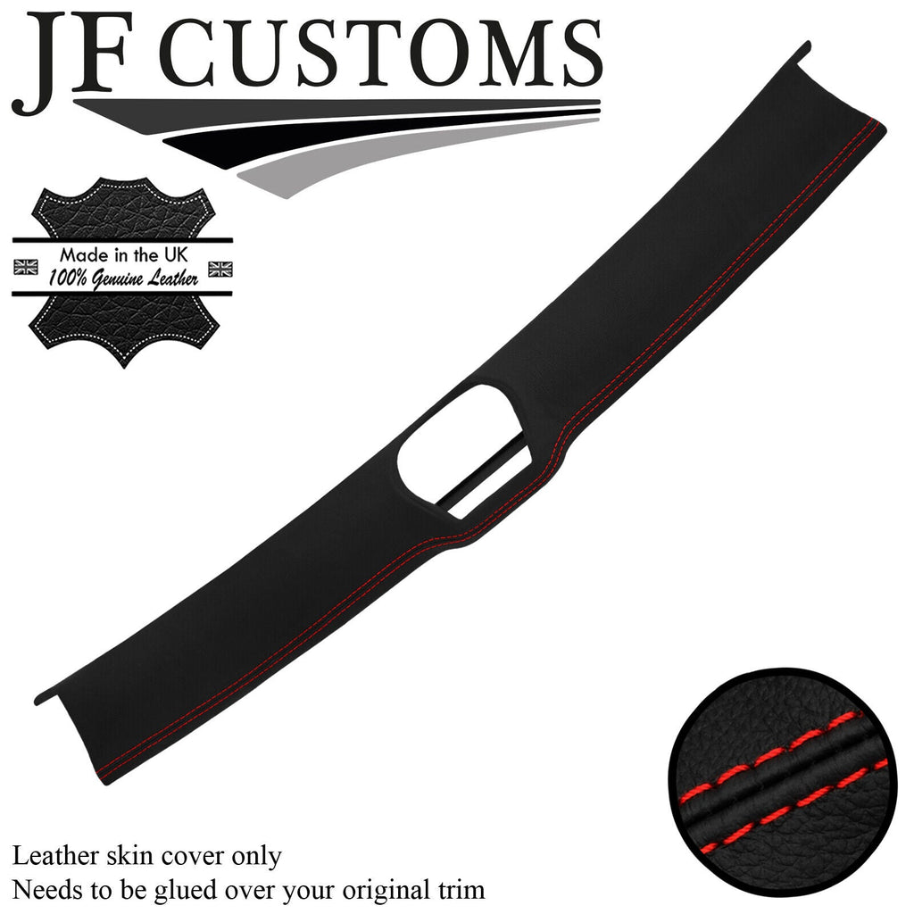 RED STITCH LEATHER WINDSCREEN HEADER TRIM FITS PORSCHE BOXSTER 986 1996-2004