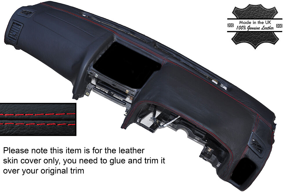 RED STITCH DASH DASHBOARD SKIN COVER FITS NISSAN SKYLINE R34 GTR GT-T 98-02
