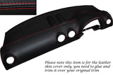 RED STITCHING DASH DASHBOARD LEATHER SKIN COVER FITS AUDI TT MK1 1998-2006