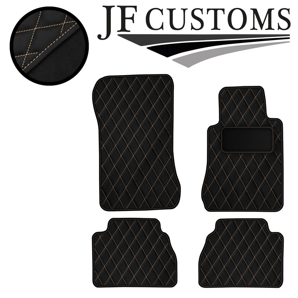 CREAM DIAMOND VINYL 4XTAILORED FLOOR CARPETS FOR MERCEDES E CLASS W211 02-05 JF1