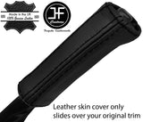 BLACK STITCH REAL LEATHER HANDBRAKE HANDLE COVER FITS SUBARU BRAT PICKUP BRUMBY
