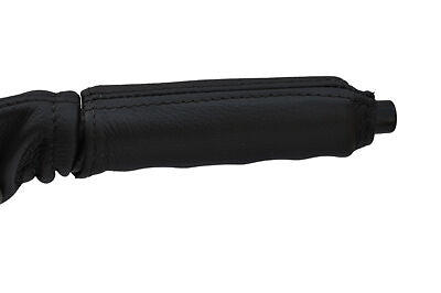 black stitch FITS VW POLO MK2 81-93 HANDBRAKE HANDLE LEATHER COVER ONLY