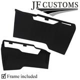 BLACK STRIPE LEATHER AUTO SET+ FRAME FOR TOYOTA GT86 SUBARU BRZ SCION FR-S 12-18