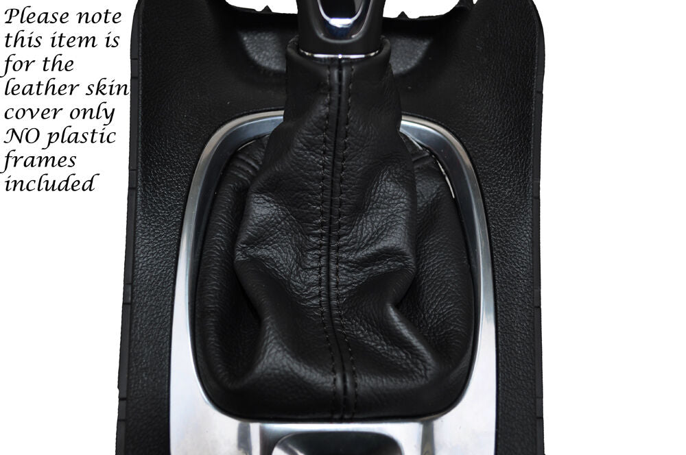 BLACK STITCH LEATHER MANUAL GEAR GAITER FITS VAUXHALL OPEL MERIVA B MK2 10-15