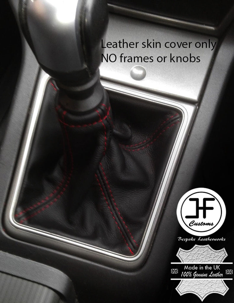 RED STITCH FITS VAUXHALL OPEL VECTRA C 2002-2008 SIGNUM LEATHER GEAR COVER