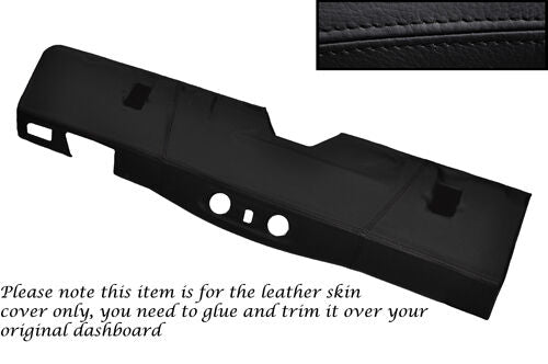 BLACK STITCH BOTTOM DASH DASHBOARD COVER FITS LAND ROVER DEFENDER 90 110 83-06