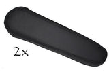 FITS NISSAN NOTE 2X ARMREST black stitch LEATHER COVERS CUSTOM NEW MADE IN UK