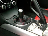 FITS MAZDA RX8 BLACK LEATHER GEAR GAITER BOOT SHIFT RED ST CUSTOM NEW MADE IN UK