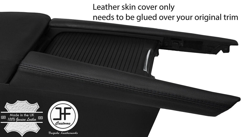 BLACK STITCH 2X CENTER CONSOLE SIDE TRIM LEATHER COVERS FITS MAZDA 6 2015-2018