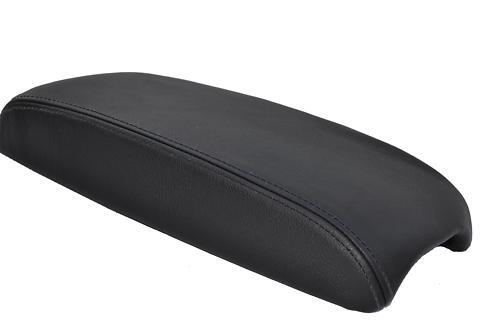 FITS MAZDA 6 ARMREST LID LEATHER COVER  08+ black stitch CUSTOM NEW MADE IN UK