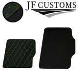 GREEN DIAMOND VINYL 2X TAILORED FLOOR CARPETS FOR LOTUS ELISE S2 01-11 JF1
