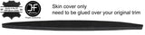GREY STITCH DASH DASHBOARD TRIM SUEDE COVER FOR BMW 1 SERIES E81 E82 E87 E88