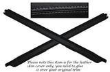 GREY STITCH 2X DOOR SILL TRIM LEATHER COVERS FITS FORD SIERRA COSWORTH 3 DOOR