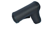 blue stitch FITS BMW E30 E34 AUTOMATIC AUTO LEATHER GEAR KNOB COVER ONLY