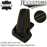 YELLOW  STITCH LEATHER AUTOMATIC GEAR GAITER FOR INFINITI Q60 17-19 CUSTOM NEW