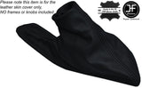 BLACK STITCHING LEATHER SKIN HANDBRAKE GAITER FITS BMW X1 E84 2009-2015