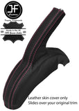 PINK STITCH REAL LEATHER HANDBRAKE GAITER FOR NISSAN PULSAR 2014-2019 CUSTOM NEW