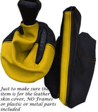 BLACK & YELLOW AUTO AUTOMATIC SHIFT BOOT & E BRAKE BOOT FITS CORVETTE C5 97-04