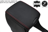 RED STITCH REAL LEATHER ARMREST COVER FITS TOYOTA LAND CRUISER LC4 2003-2009