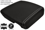 GREY STITCHING ARMREST LID LEATHER COVER  FITS VW AMAROK 2010-2016 CUSTOM NEW