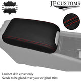 RED STITCHING LEATHER ARMREST COVER FITS MERCEDES C CLASS W203 2001-2007