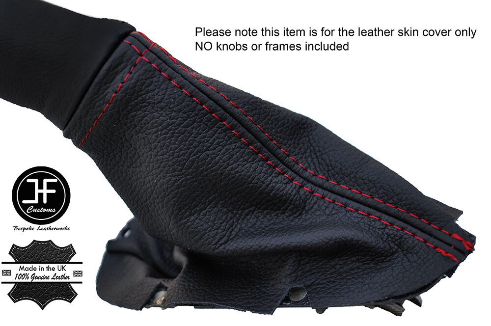 RED STITCHING E BRAKE EMERGENCY LEATHER BOOT FITS DODGE VIPER 2003-2006