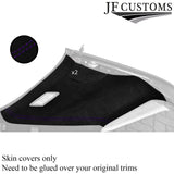 PURPLE STITCH LUXE SUEDE HARDTOP ROOF PILLAR KIT COVER FITS BMW E36 CONVERTIBLE