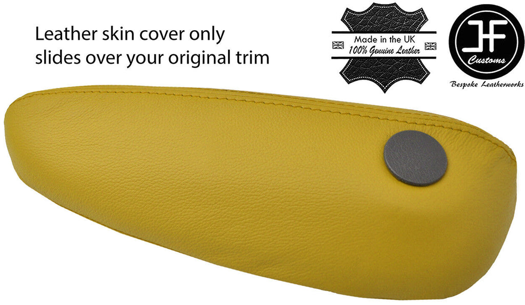YELLOW  1X DRIVER SEAT ARMREST REAL LEATHER COVER FOR CHRYSLER PT CRUISER 00-10