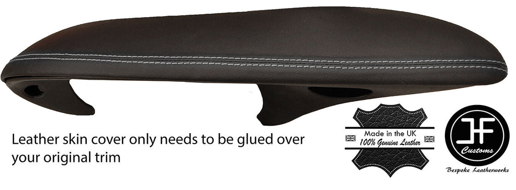GREY STITCH DASH SPEEDO INSTRUMENT POD COVER FITS PORSCHE BOXSTER 986 STYLE 2