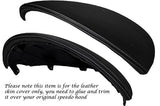 WHITE STITCH FITS NISSAN 300ZX Z32 1990-1996 INSTRUMENT GAUGE HOOD SPEEDO COVER