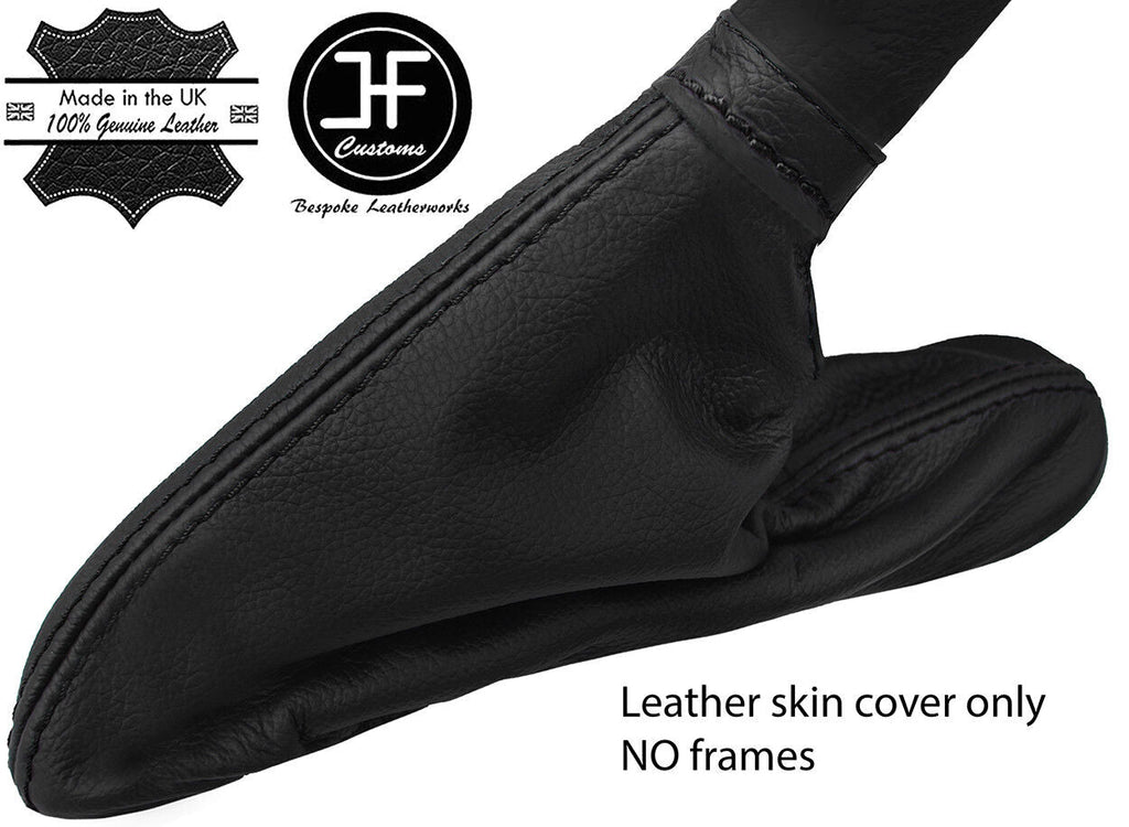 BLACK STITCH TOP GRAIN REAL LEATHER HANDBRAKE GAITER FITS ALFA ROMEO GT 03-10