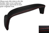 RED STITCH INSTRUMENT SPEEDO GAUGE HOOD LEATHER SKIN COVER FITS BMW E9 68-75