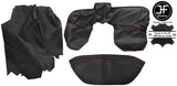 RED STITCH BACK PAD BACKPAD REAL LEATHER COVERS FITS PORSCHE 914 1969-1972