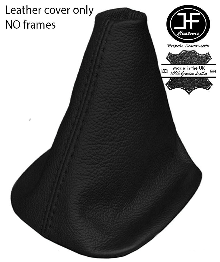 BLACK REAL LEATHER MANUAL GEAR GAITER FITS CITROEN C4 2011-2014 CUSTOM NEW
