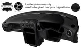 BLACK STITCH DASH DASHBOARD REAL LEATHER COVER FITS ALFA ROMEO GTV 916 PHASE 2
