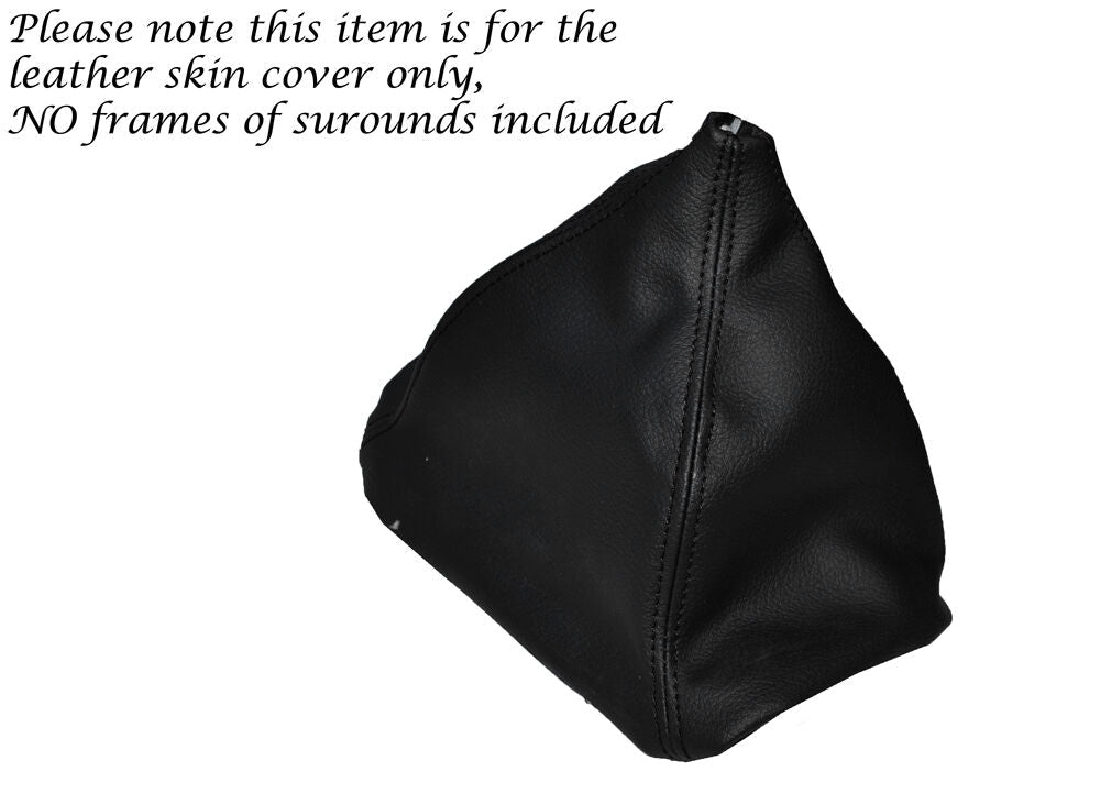 BLACK STITCH LEATHER GAITER RUBBER REPLACEMENT FITS AUSTIN A30 A35 CUSTOM NEW