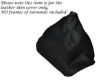 BLACK STITCH LEATHER GAITER RUBBER REPLACEMENT FITS AUSTIN A30 A35 CUSTOM NEW