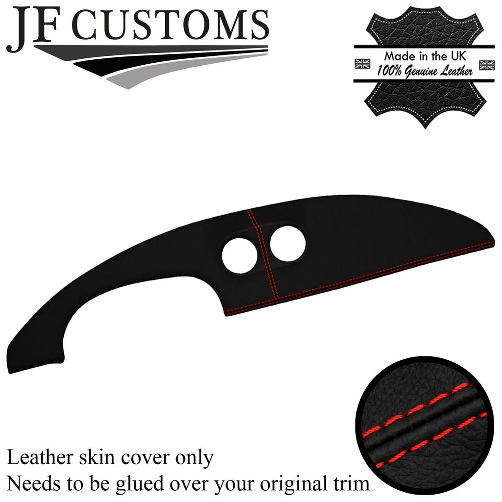 RED STITCH TOP DASH DASHBOARD LEATHER COVER FITS ALFA ROMEO SPIDER 1970-1987