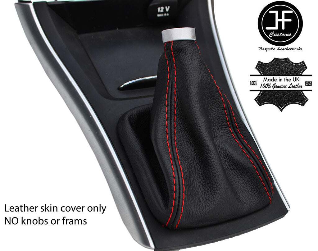 RED STITCH REAL LEATHER MANUAL GEAR GAITER FITS MERCEDES B CLASS W245 05-11