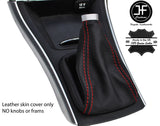 RED STITCH REAL LEATHER MANUAL GEAR GAITER FITS MERCEDES B CLASS W245 05-11