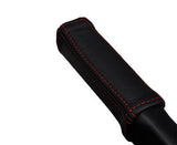 red stitch FITS FORD ESCORT MK4 ORION 85-90 LEATHER HANDBRAKE HANDLE COVER