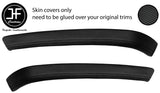 BLACK STITCH 2X REAR DOOR TRIM CARBON VINYL COVERS FOR BMW 3 E90 SALOON 06-13
