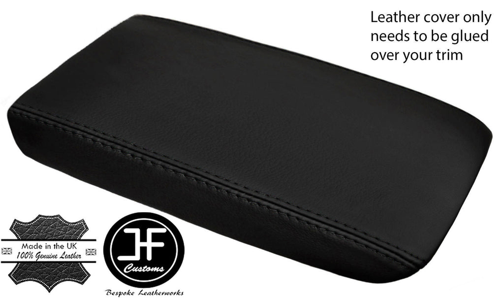 BLACK STITCHING LEATHER ARMREST LID COVER FITS SKYLINE R32 GTS GTR 1989-1993