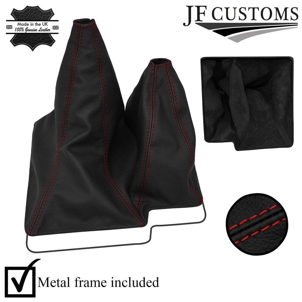 FITS NISSAN PATROL DX Y61 1997-2016 D RED STITCH LEATHER GEAR GAITER SHIFT BOOT