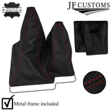 FITS NISSAN PATROL DX Y61 1997-2016 D RED STITCH LEATHER GEAR GAITER SHIFT BOOT